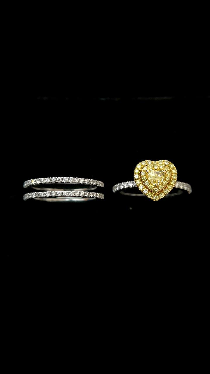 Eternity Love Yellow Diamond Ring