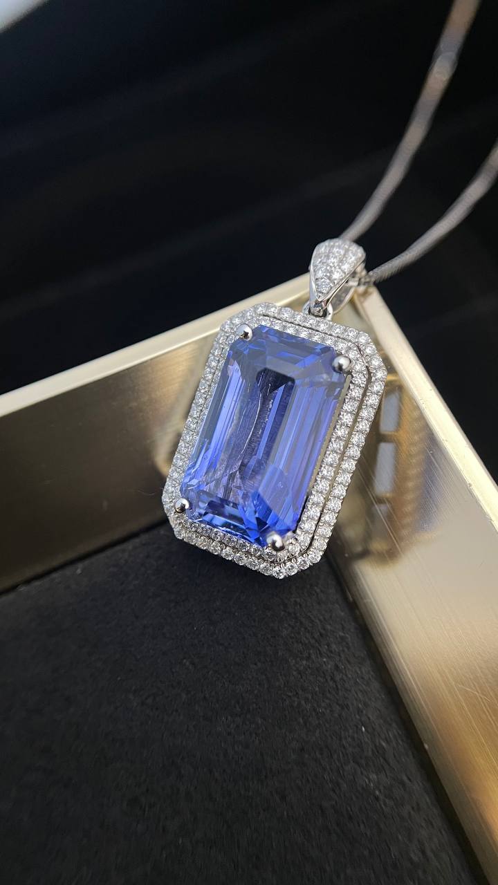 Magnificent Sapphire Diamond Necklace