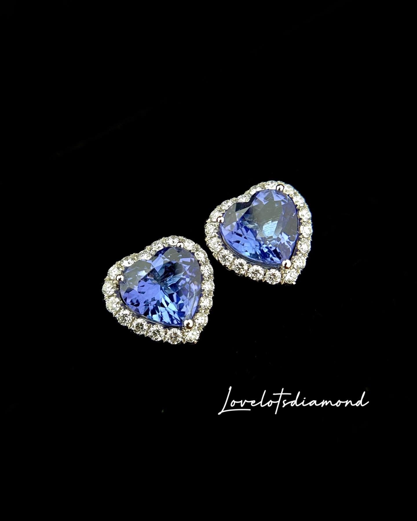 Lœve Tanzenite Diamond Earring