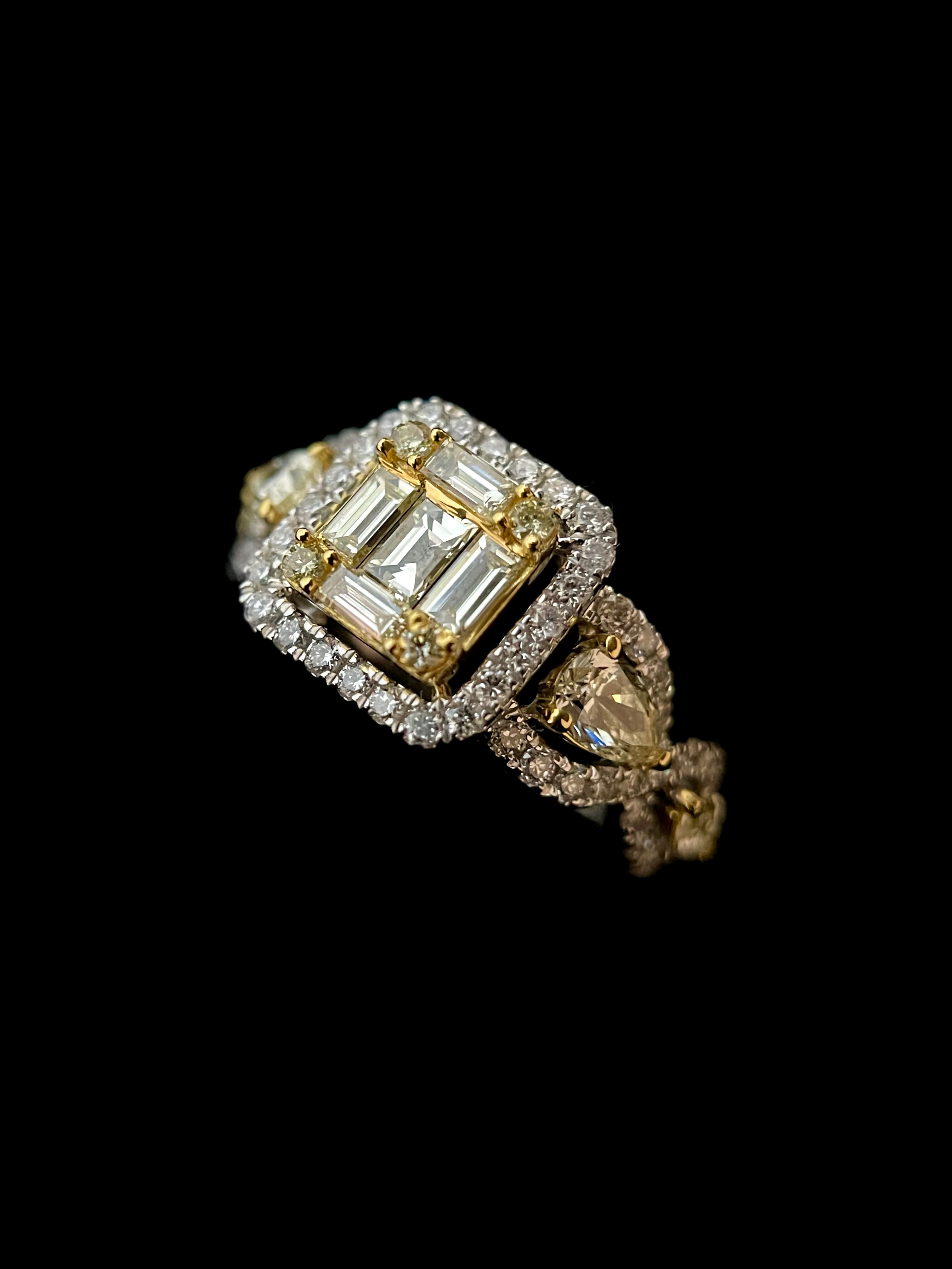 Multi-Fancy Diamond Ring